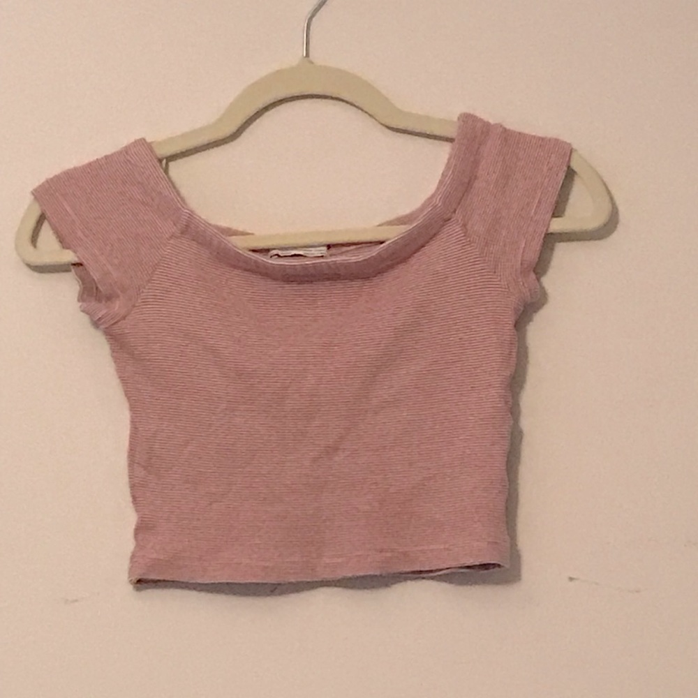 Zara summer knit crop top